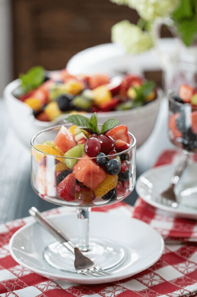 Fruit Salad with Wine